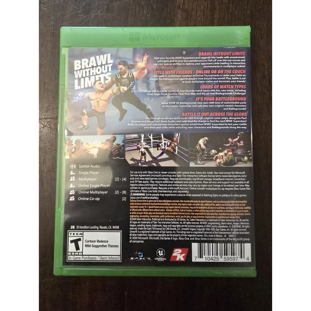 WWE 2K‎ Battlegrounds Battle Grounds Xbox One TESTED
